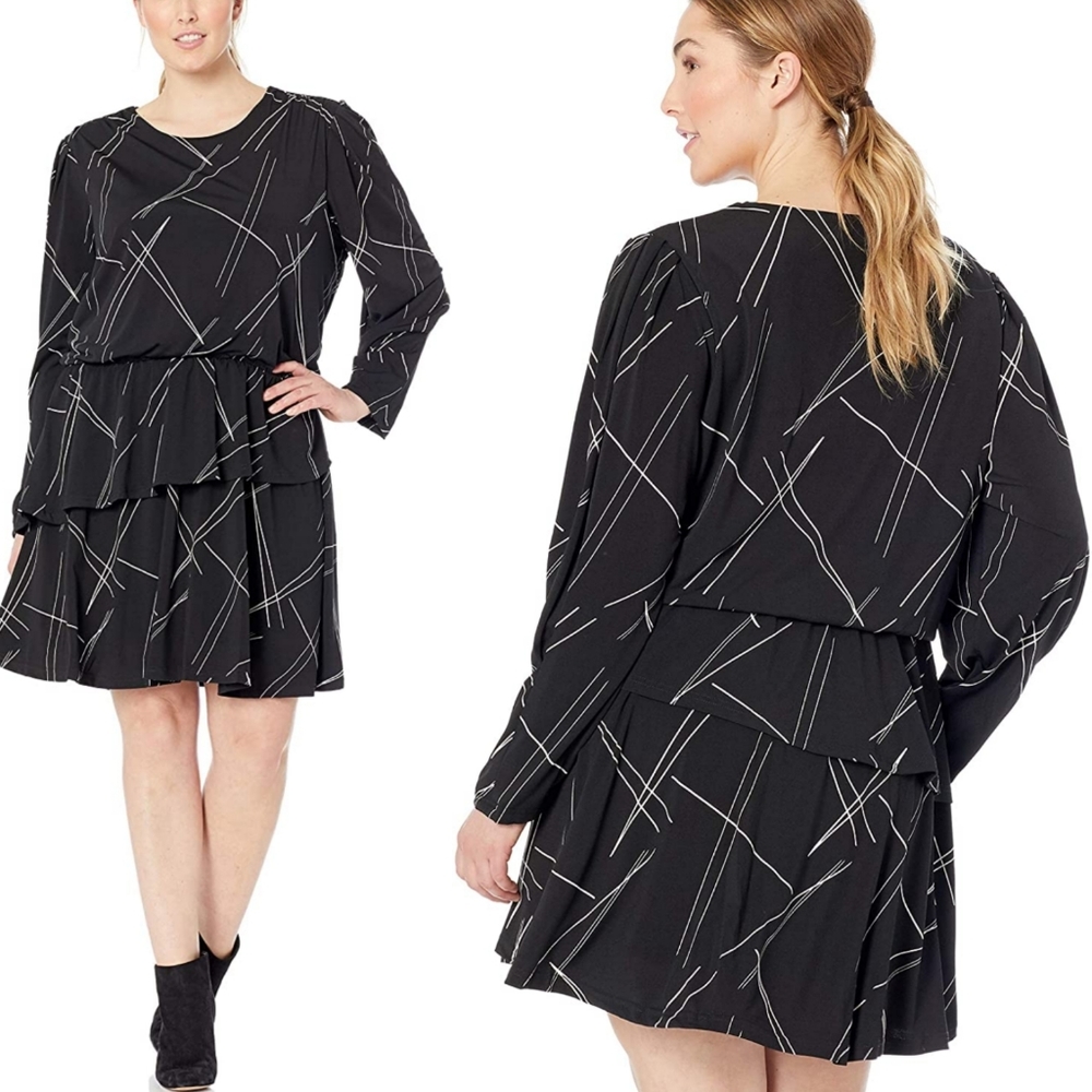 City Chic XXL/24 stripe dress